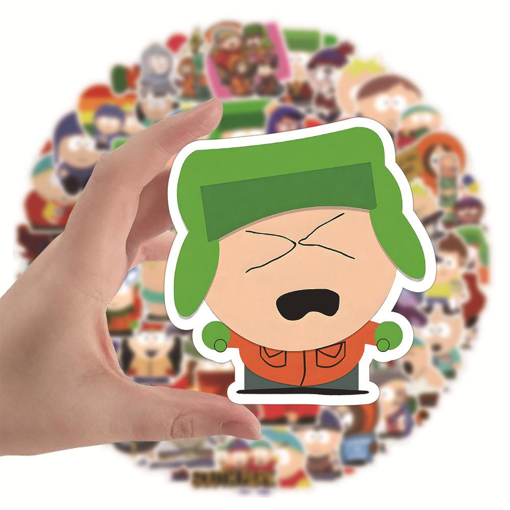 50/100pcs Anime Animation SouthPark Stickers Cartoon Decal Motorcycle Laptop Phone Car Decoration Sticker for Kids Toys