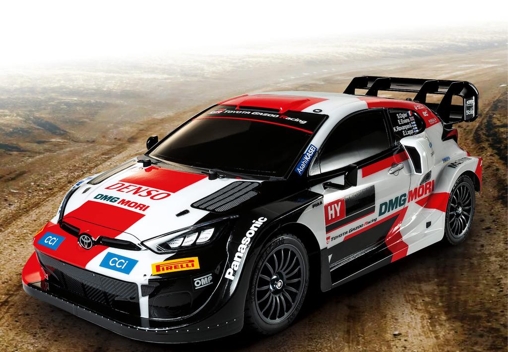 Tamiya Scale Electric Car Series 716 Toyota Gazoo Racing Yaris Rally 1 Hybrid Chassis 1/10 R/C No. WRT/GR TT-02 (58716)