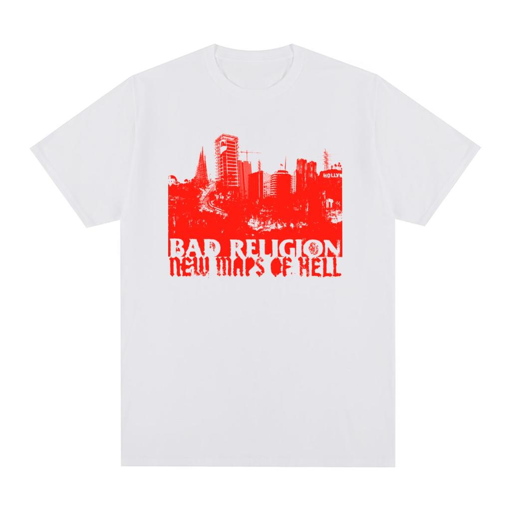 Bad Religion Vintage T-shirt Casual Homme Streetwear Cotton Men T Shirt New Tee Tshirt Womens Tops