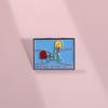 Cartoon Stylish Electrolytic Molecular Animation Badge Quirky Chemistry Item Fashion