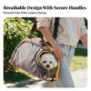 Space-Saving Cat Carrier | Portable, Soft-Sided, canine transport bag, for Car