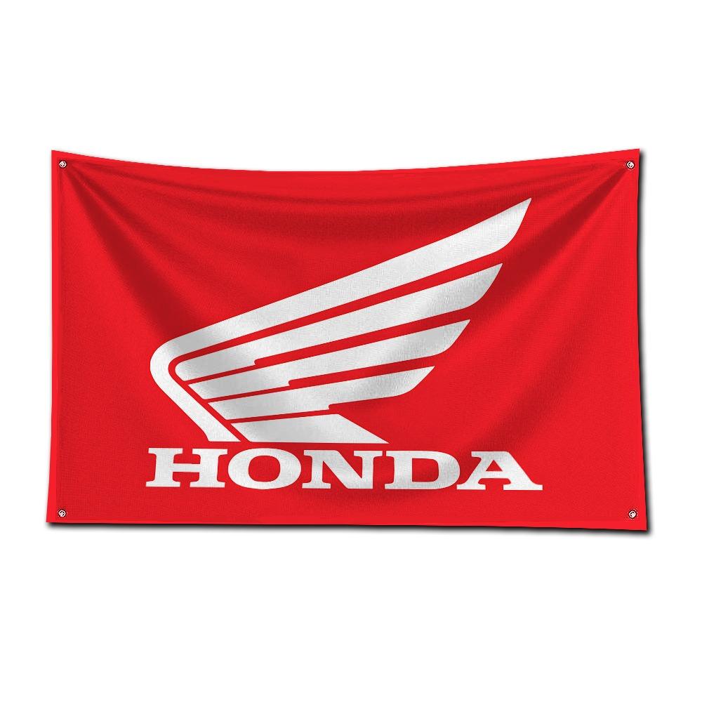 Fahsion H-Hondas Large Size Flags Printing Patterns Family Gatherings Outdoor Atmosphere Flags Camping Party Decorations Banners akx256