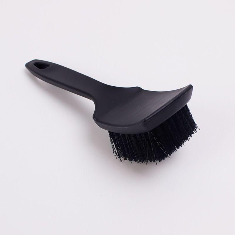 New! Auto Tire Brush Wheel Hub Cleaning Brushes Wheels Detailing Cleaning Accessories Ergonomic Handle