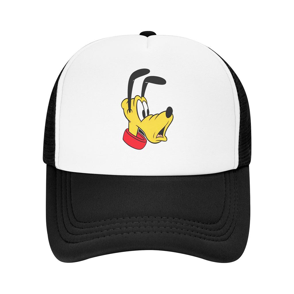 Letní chladicí Pluto disney pes Síťované baseballové čepice Pánské Dámské Nastavitelné Pěnové Trucker čepice Pro běžné nošení