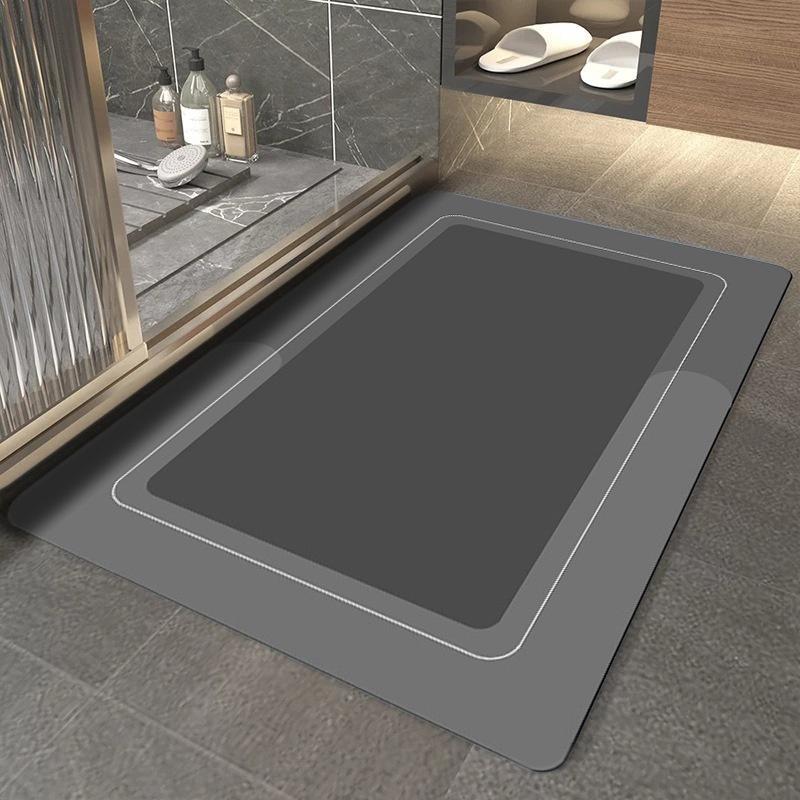 Kitchen Floor Mat Waterproof No-Slip Bathroom Absorbent Bath Mat Quick Dry Floor Mat Floor Mat Toilet Door Mat