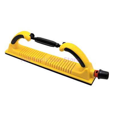 1PC Hand Sanding File Block with Hook&Loop Backing, 400*70mm Hand Sander Dust Extraction Sanding Block for Automotive Finishing