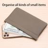 Self-closing Long Wallet Passport Driver's License Holder Data Cable Cosmetic Bag Storage Organizer