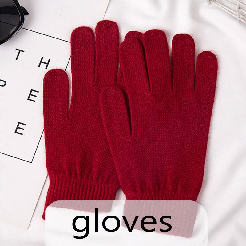Warm Knit Touchscreen Gloves for Men, Women & Students - Versatile Cold Protection for Cycling & Everyday Use