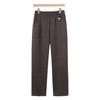 Women's Winter High-Waist Fleece-Lined Woolen Straight-Leg Pants