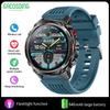 SACOSDING Military Outdoor Sports GPS Smartwatch LED Flashlight 540mAh Battery IP68 Waterproof Compass Bluetooth Call For Xiaomi