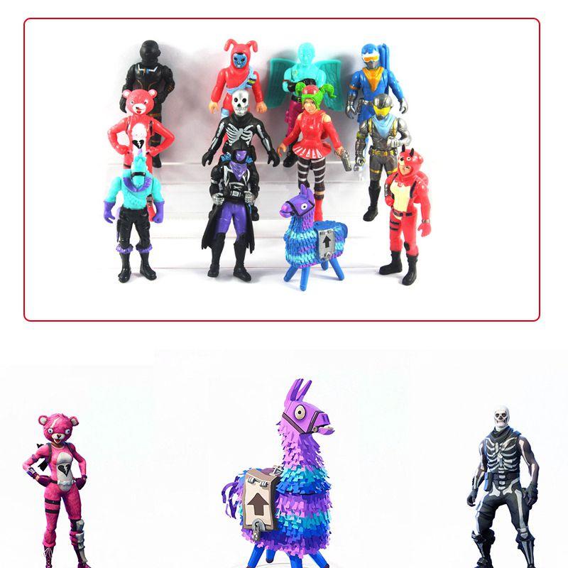 Pvc 12pc Fortnight Action Figure Pack Game Collection Toy Doll Playset