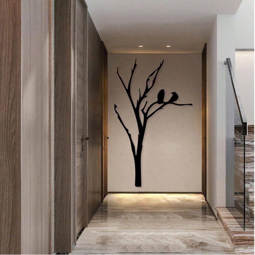 

Vintage Wrought Iron Tree Bird Wall Art, Metal Sculpture Home Garden Decor, Indoor Outdoor Nature Ornament, Unique Christmas Gift For Bird Lovers разноцветный