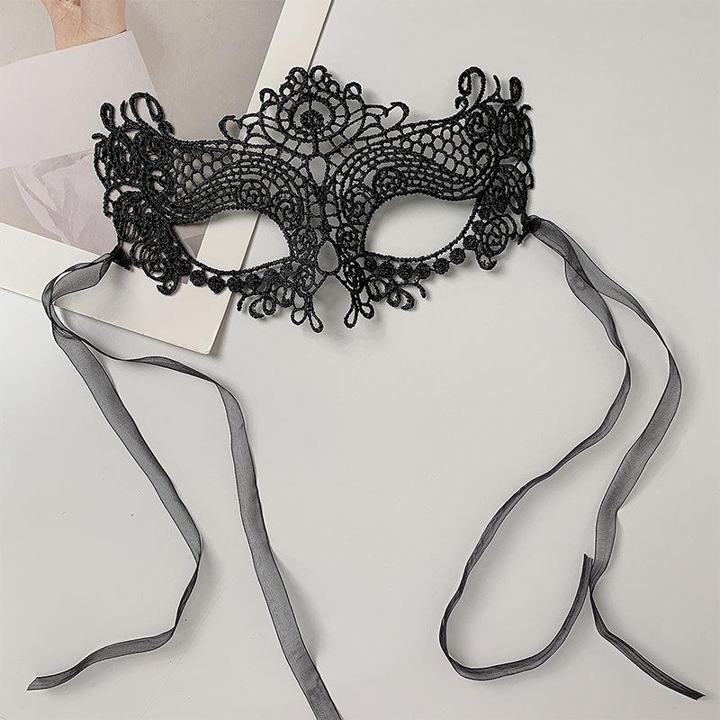 Halloween Costume Mask Vintage Masquerade Party Mask Lace Eye Mask Exquisite For Dance Parties Festive Events Theatrical