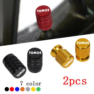 2pcs Motorcycle CNC Aluminum Tire Valve Air Port Stem Cover Caps For Tomos Nitro Arrow Sprint LX Streetmate R A35 Racing TT