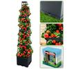 44.8" Extra Tall Self-Watering Tomato Planter 2-in-1 Indoor Outdoor Heavy Duty Plastic Garden Planting Box