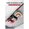 Car Auto Sun Visor Glasses Box Sunglasses Clip Card Ticket Holder Stand For Mitsubishi Lancer Ralliart 10 3 9 EX Outlander 3 ASX L200 Accessories