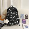 Schoolbag spring new milk whirring cute sweet girl travel backpack Korean ins college wind polka dot light backpack