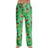 Pajama Pants Sleepwear Casual Drawstring Elastic Waist Pants Comfy Straight Yoga Loose Trousers