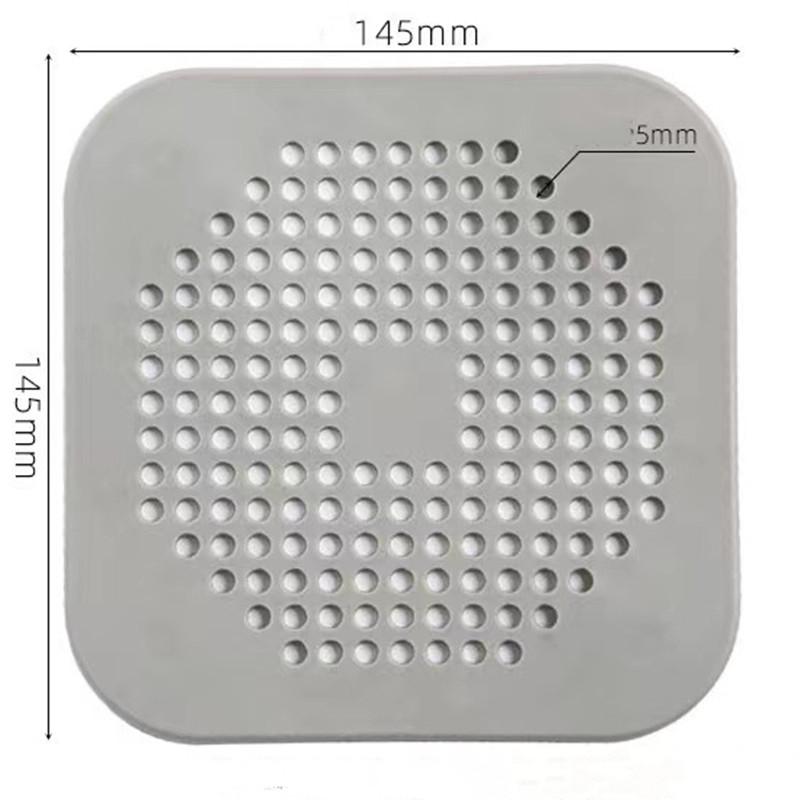 

Plug Stopper Kitchen Sewer Silicone Sink Strainer Bathroom Floor Bathtub Water Filter Home Accessories Shower Drain Hair Catcher серый