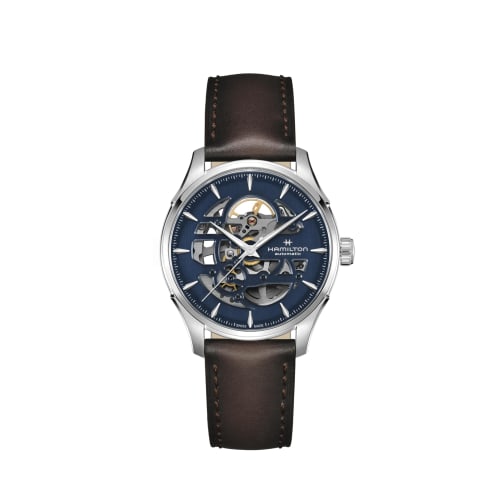 Hamilton Jazzmaster Skeleton Automatic Watch H42535541 Unisex [Official Import] with Official Warranty