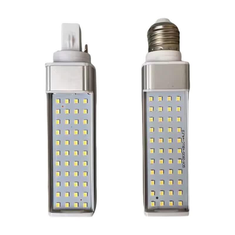 Bec cu LED tip porumb, orizontal, cu priză