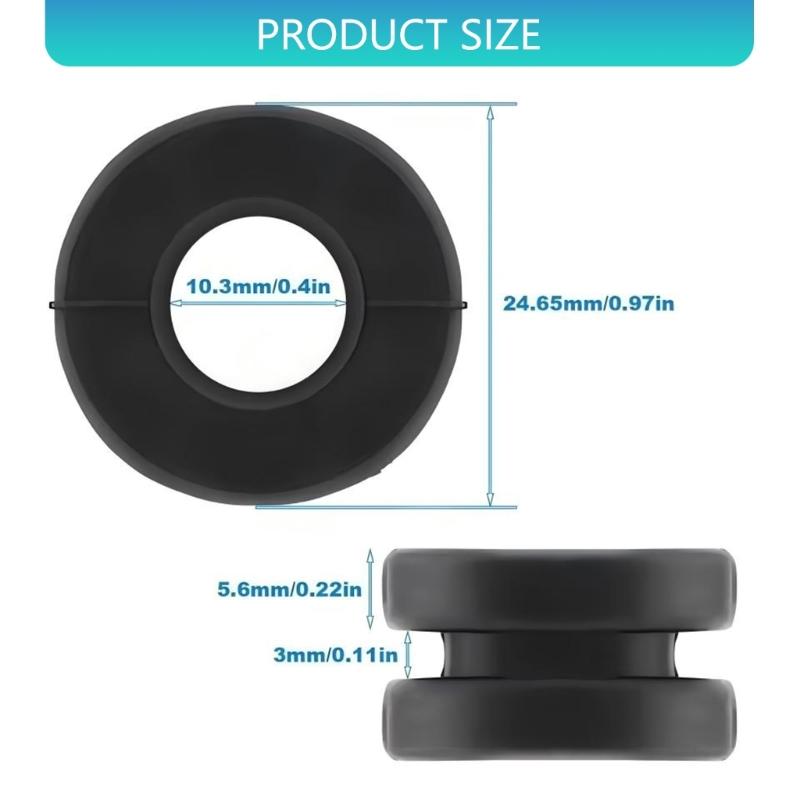 4Pcs Rubber Mounts for Automotive Air Filter Housing Installation Vibrations Damping and Position Stability 9814411880