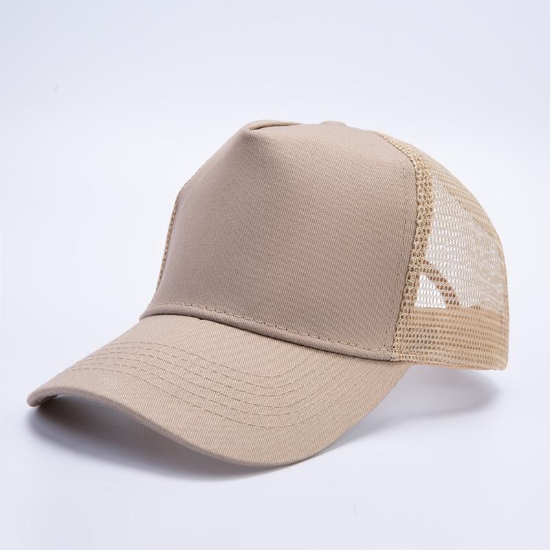 High Quality 6 Panel Mesh Trucker Hat Comfortable Classic Snapback Curved Brim Performance Outdoor Cycling Winter Beach Hip Hop