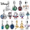 925 Silver Stitch Aladdin Dumbo Charms Pendant Fit For Necklace Original Bracelet DIY Festival Women's Party Gifts