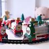 Electric Christmas Train Toys With Sound & Light – Railway Car, Track Frame For Christmas Tree Decoration