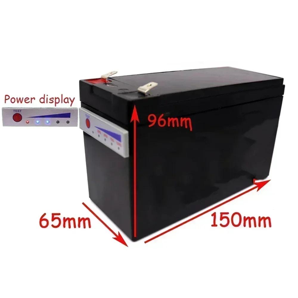 12V 120Ah 120000mAh 18650 lithium battery 30A sprayer built-in high current BMS electric vehicle battery +12.6V charger