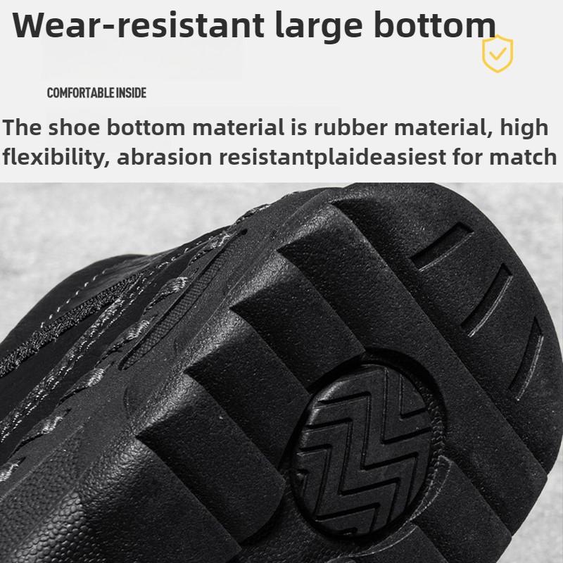 38-48 Spring/Autumn Men's Handmade Retro Leisure Shoes Large Size  Casual Shoes Leather Rubber Bottom Handmade Car Men's Leather  Boots