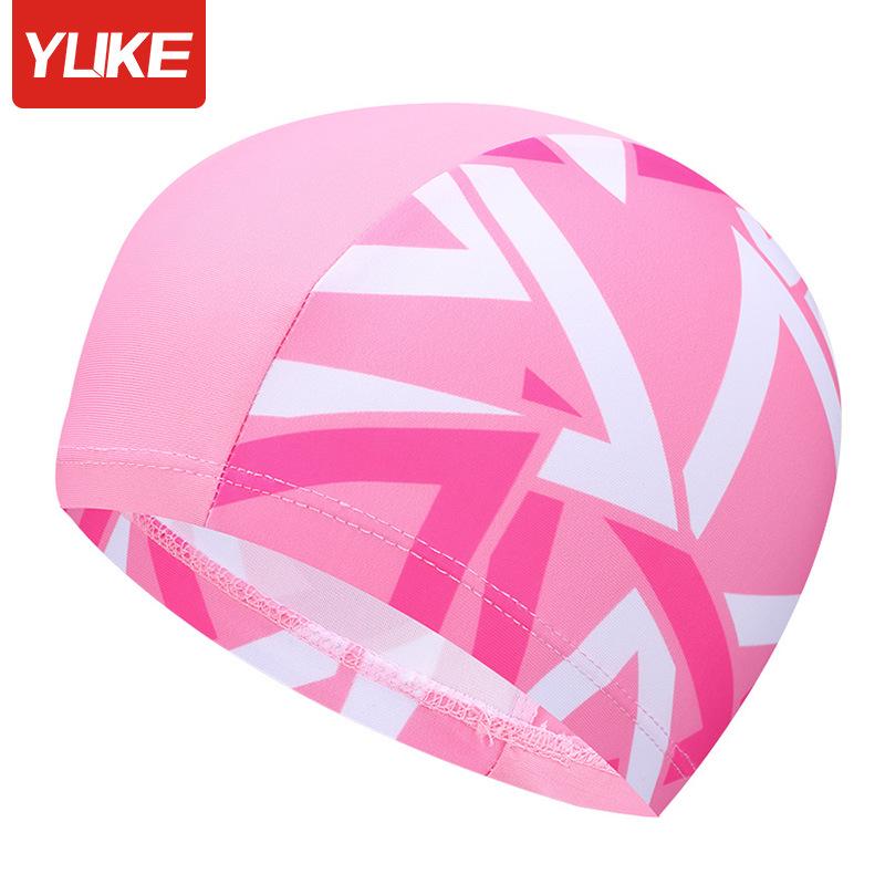 Children's Cartoon Swimming Cap - Comfortable Fabric Swim Hat for Boys and Girls, Ideal for Elementary Students Training In Pools