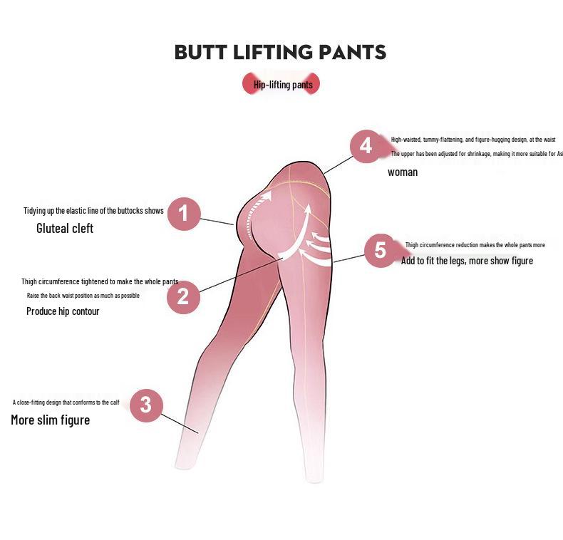 Women's Low Waist Seamless V-Cut Yoga Pants - Peach Butt Enhancing Leggings