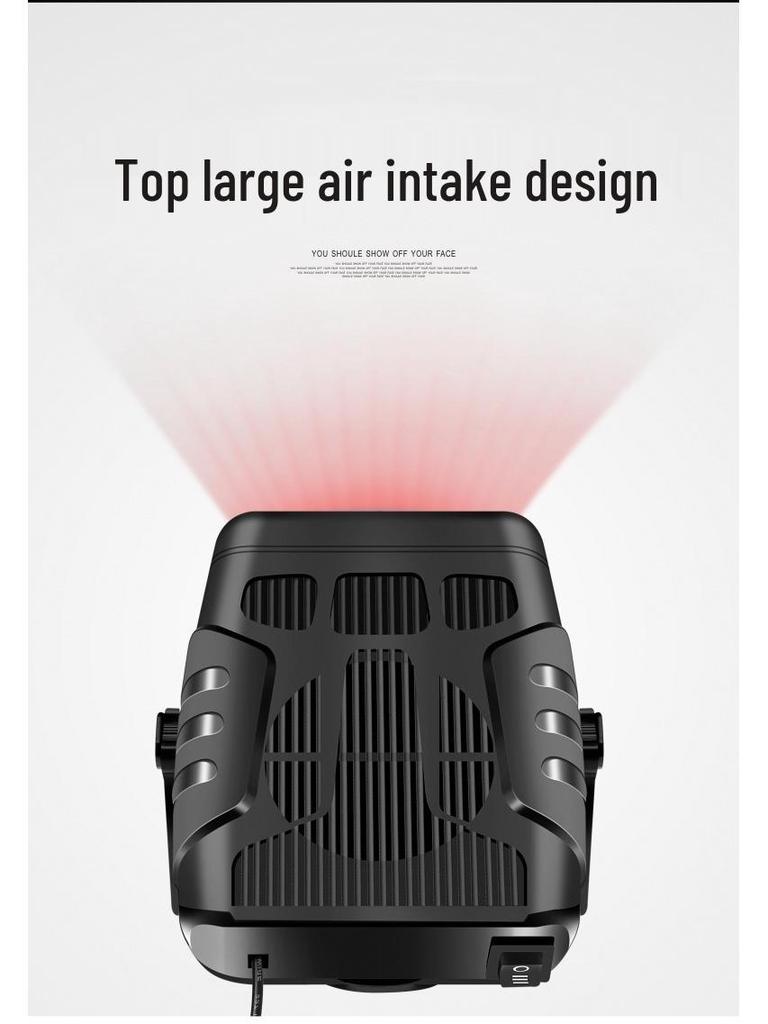 12V Rapid Car Interior Heater: Dual-Mode Defroster & Demister
