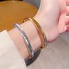 Premium Shiny Bracelet New Personalized Women's Bracelet Gold Plated Bracelet Versatile Exquisite