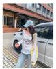 American Retro Square Neck Long Sleeve T-shirt - Women's Slim Fit Cropped Top for Autumn