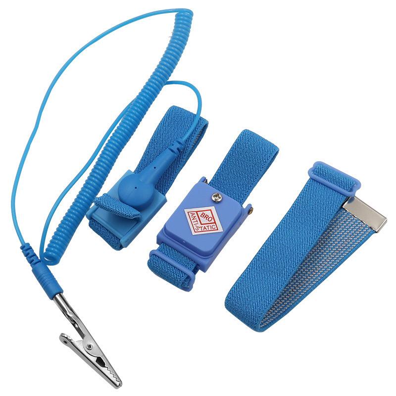 Wireless Anti-Static Blue Wrist Strap & Static Discharge Band