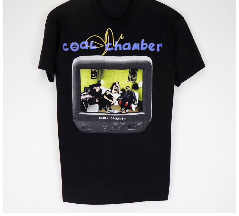 

Рідкісна футболка Coal Chamber Band 1997 Чорна Бавовняна Унісекс Розмір S-2345Xl L