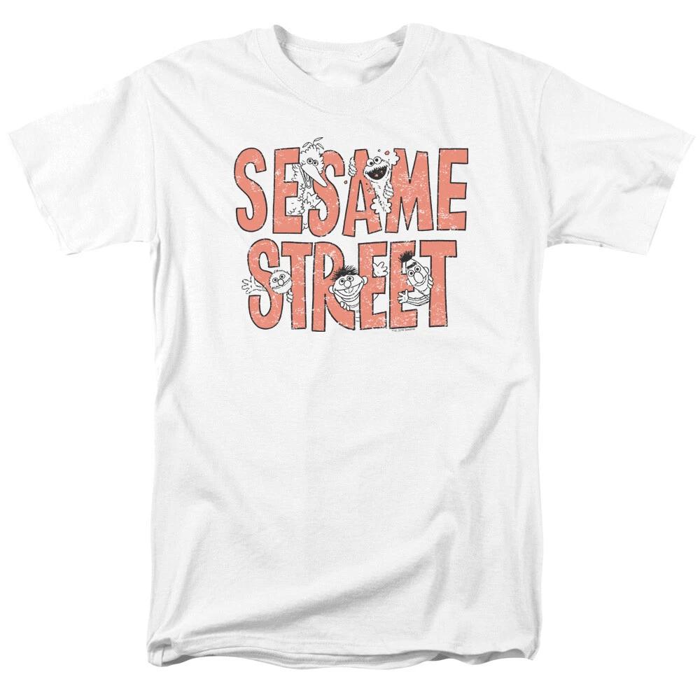 Sesame Street  In Letters  T-Shirt - to 5X 2XL