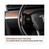 (B) For Tesla Model 3 Y S X Counterweight Ring Autopilot Fsd Automatic Assisted Driving Ap Steering Whee