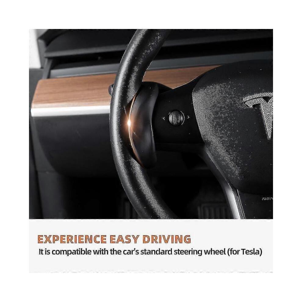 (B) For Tesla Model 3 Y S X Counterweight Ring Autopilot Fsd Automatic Assisted Driving Ap Steering Whee