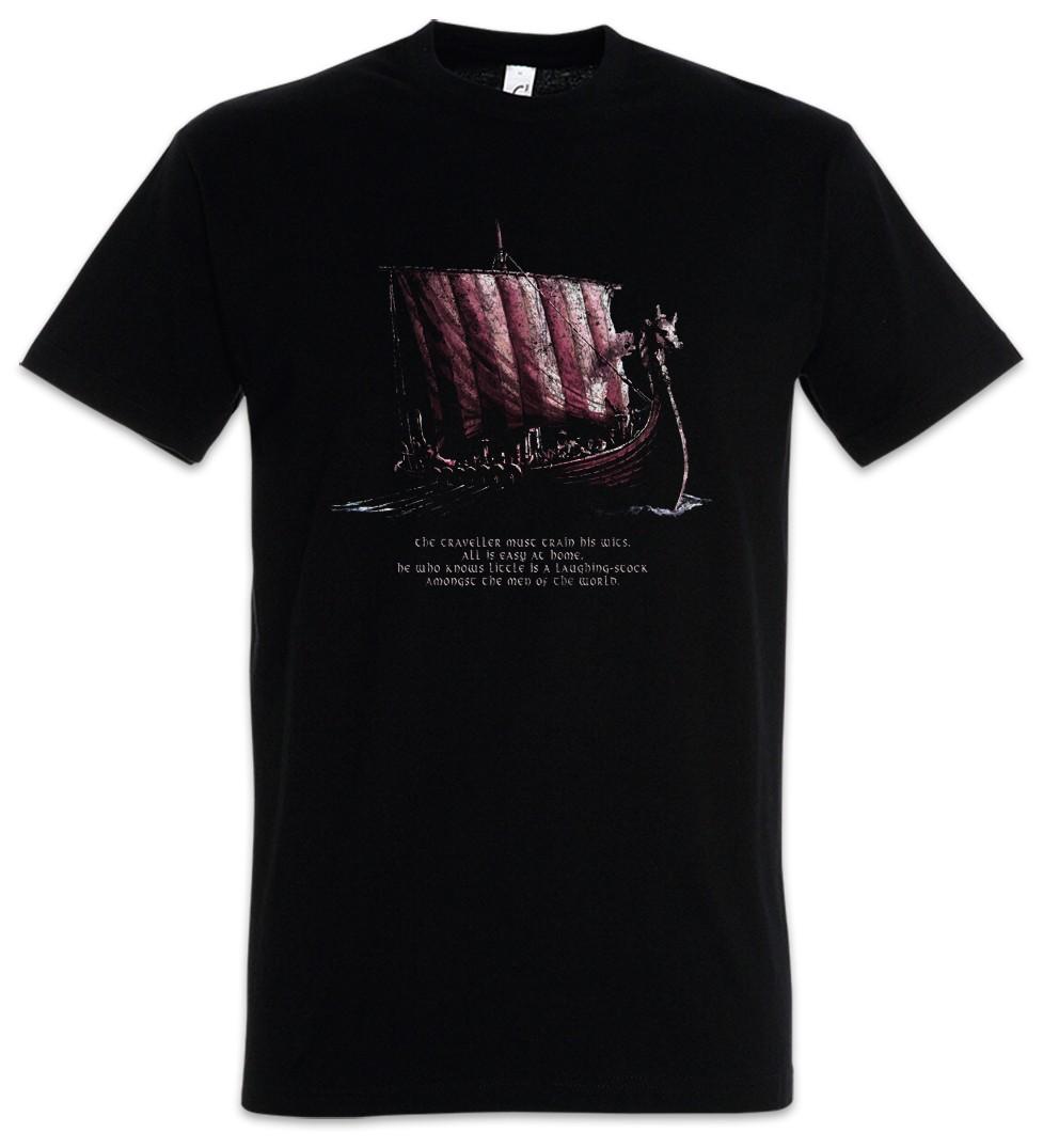 Viking Ship II Men s T-Shirt Mens Womens Tees Top Vikings Ship Vikings Longboat Dragon Boat S