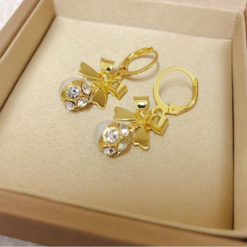 S925 Silver Bow Earrings: Trendy 2023 Celebrity Style