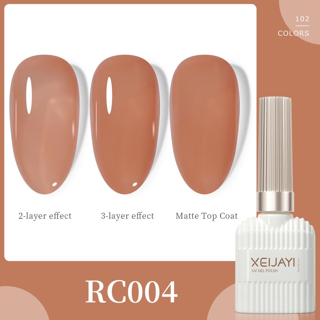 New Trendy 102 Colors of Long-lasting Gel Nail Polish for Women, Suitable for Professional Nail Salons.