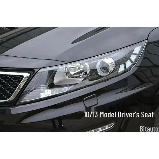 

Compatible with Kia K5 (2010-2016): Headlights, High/Low Beams, Fog Lamps, Taillights, Grille Assembly. Single Piece
