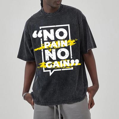 Letní dámské prané tričko BEZ nápisu Graffiti potisk Ležérní smysl pro design Krátký rukáv Unisex Oversized trička