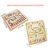 Montessori Maze Board Game Number Color Sorting & Fine Motor Skills Wooden Magnetic Rolling Maze Educational Toys For Toddlers