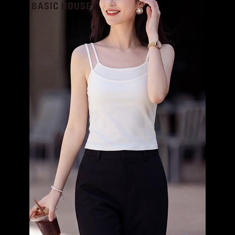Basic House Ice Silk Spaghetti Strap Camisole S