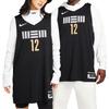 Nike Basketball Jerseys Unisex Black Crew Neck Moderate DX8764-010