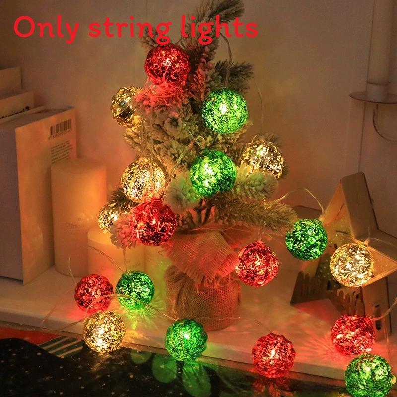 Christmas Led Indoor String Lights With Gift Box Ball For Festive Decor